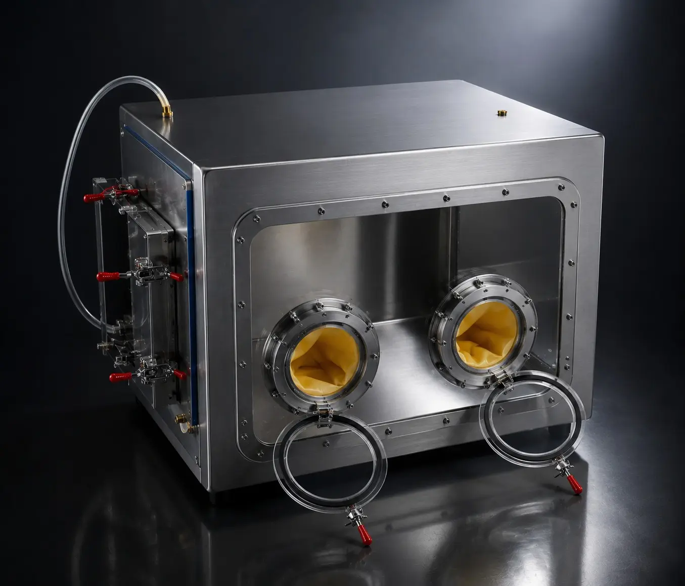 Standard Stainless Steel Glove Box